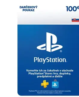 Hry na PC Sony PlayStation Store predplatená karta 100 €