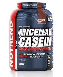 Kazeín (Casein) Micellar Casein - Nutrend 2250 g Čokoláda+Kakao