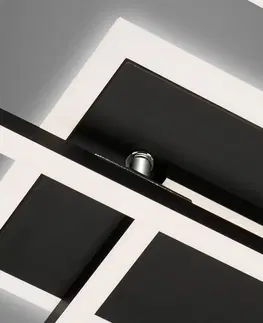SmartHome stropné svietidlá Briloner Stropné LED svetlo Frame S CCT 110x24,8 cm čierna