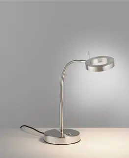 Stolové lampy na písací stôl Paul Neuhaus LED lampa Hensko ohybné rameno, dotykový stmievač