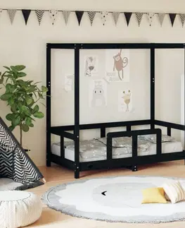 Detské izby Detská posteľ s nebesami Dekorhome 80 x 200 cm