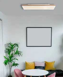 Stropné svietidlá Globo LED stropné svietidlo Doro, obdĺžnikové, CCT dĺžka 80 cm