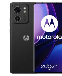 Mobilné telefóny Motorola Edge 40, 8/256GB, Eclipse Black