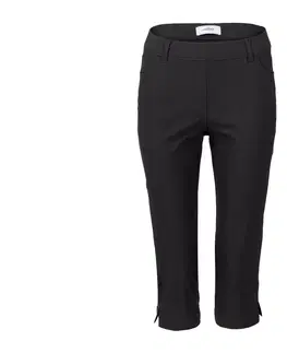 Pants Bengalínové nohavice v trojštvrťovej dĺžke, čierne