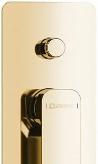 Kúpeľňové batérie SAPHO - SPY podomietková sprchová batéria, 2 výstupy, zlato PY42/17