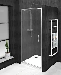 Sprchovacie kúty GELCO - SIGMA SIMPLY sprchové dvere otočné 800 mm, číre sklo GS1279