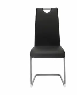 Stoličky Jedálenská stolička, tmavosivá, DEKOMA
