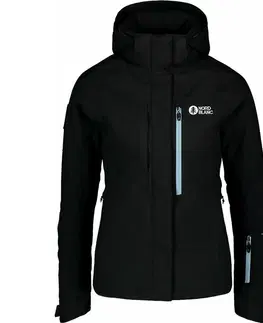 Dámske bundy a kabáty Dámska lyžiarska bunda Nordblanc Figure čierna NBWJL7539_CRN 42