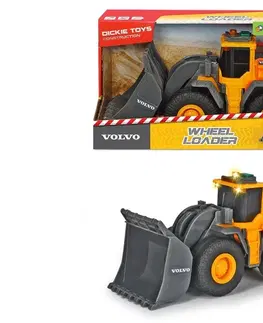 Hračky - dopravné stroje a traktory DICKIE - Kolesový nakladač Volvo 23 cm