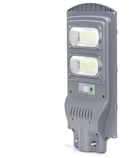 LED osvetlenie  B.V.  - LED Solárna pouličná lampa so senzorom LED/100W/3,2V IP65 6500K + DO 