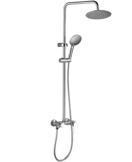 Sprchové sety - povrchová montáž Echo  sprchovo-vanovy system s funkcia dažďovej sprchy s mechanickou miešačom