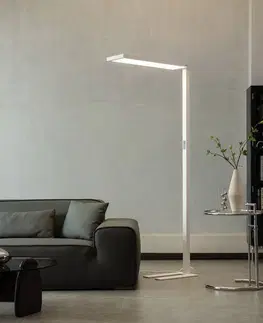 Stojacie lampy Arcchio Arcchio Finix LED lampa biela 80 W stmievateľná
