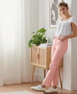 Pants Rozšírené džínsy, ružové