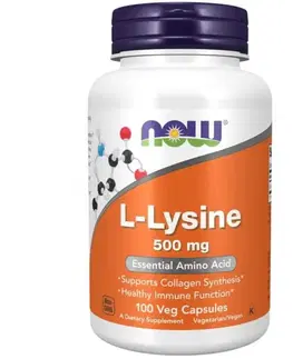Ostatné aminokyseliny NOW Foods L-Lysine Vegan Caps