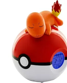 Hodiny Lampa s Budíkom Charmander Pokebal (Pokémon)