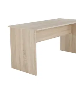 Písacie stoly Písací stôl, obojstranný, dub sonoma, JOHAN 2 NEW 08 JH112