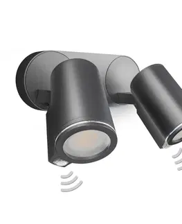 Vonkajšie nástenné svietidlá so senzorom STEINEL STEINEL Spot Duo S LED bodové svetlá 2-pl.