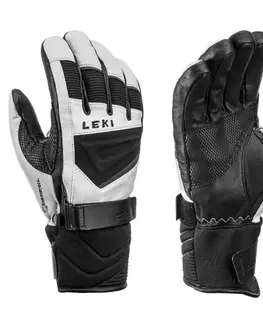 Zimné rukavice Rukavice LEKI Griffin S 649809304 white / black / graphite 10