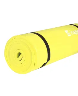 Podložky na cvičenie Karimatka inSPORTline EVA 180x50x1 cm žltá