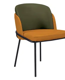Stoličky Jedálenské kreslo SADIE Oranžová