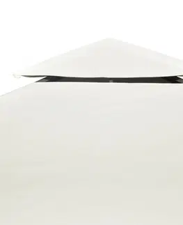 Príslušenstvo k altánom Nepremokavá náhradná strecha na altánok 3x3m Dekorhome Krémová