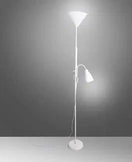 Stojace lampy do obývačky Stojanové svietidlo TITU 6982 biely LP2