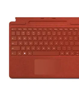 Klávesnice Klávesnica Microsoft Surface Pro Signature EN, červená 8XA-00089
