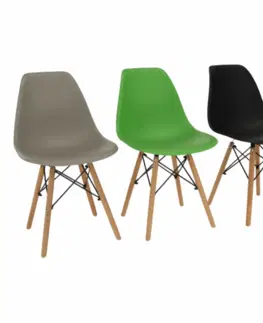 Jedálenské stoličky a kreslá Jedálenská stolička CINKLA 3 NEW Tempo Kondela Zelená