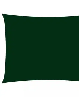 Stínící textilie Tieniaca plachta obdĺžniková oxfordská látka 4 x 6 m Dekorhome Tmavo zelená
