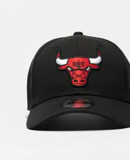 čiapky Basketbalová šiltovka NBA New Era 9Forty Chicago Bulls čierno-červená