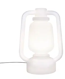 Vonkajsie osvetlenie Stojacia lampa biela 110 cm IP44- Storm extra veľká