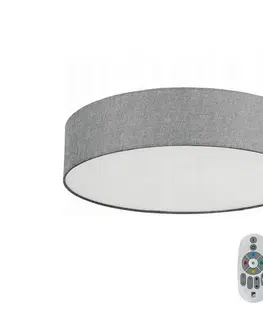 Svietidlá Eglo Eglo 33772 - LED RGBW Stmievateľné stropné svietidlo ROMAO-C LED/33W/230V šedá+ DO 