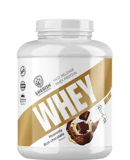 Srvátkový koncentrát (WPC) Whey Protein Deluxe - Swedish Supplements 900 g Chocolate+Coconut