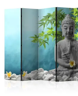 Paravány Paraván Meditating Buddha Dekorhome 225x172 cm (5-dielny)