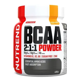 Aminokyseliny Práškový koncentrát Nutrend BCAA 2:1:1 Powder 400 g čierna ríbezľa
