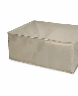 Úložné boxy Compactor Úložný box na perinu a textil Sandy 50 x 70 x 30 cm, béžová