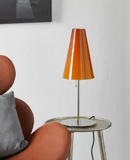 Stolové lampy TECNOLUMEN TECNOLUMEN Walter Schnepel stolová lampa, oranžová