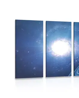 Obrazy vesmíru a hviezd 5-dielny obraz planéta vo vesmíre