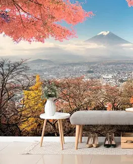 Tapety mestá Fototapeta jeseň v Japonsku