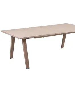 Jedálenské stoly Stôl Simple 210/310 biela dub
