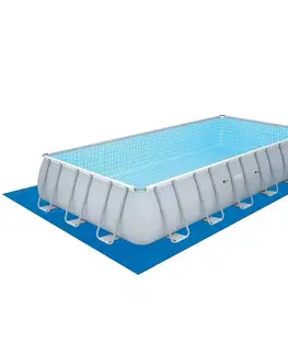 Bazény rámové Bazén obdĺžnikový kovový rám s filtráciou  7,32x3,66mx1,32m
