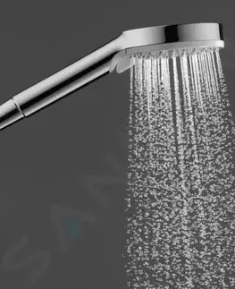 Kúpeľňové batérie HANSGROHE HANSGROHE - Vernis Shape Sprchový set Showerpipe 230 Reno, EcoSmart, matná čierna 26289670