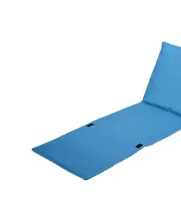 Záhradné stoličky a kreslá  Skladacie ležadlo modrá 160x55 cm 