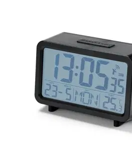Alarm Clocks Digitálny LCD budík riadený rádiovým signálom