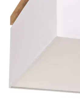 Stropné svietidlá BRITOP Stropné svietidlo Canvas, 45 cm x 45 cm, biela