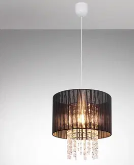 Moderné lampy do obývačky Luster 15099 BLACK LW1