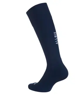 ponožky Vysoké ponožky na volejbal VSK500 námornícke modré