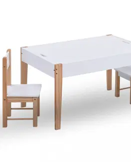 Detská izba Detský set s tabuľovým stolom MDF Dekorhome