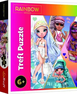 Hračky puzzle TREFL - Puzzle Rainbow High: Šťastné kamarátky 160 dielikov