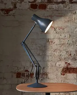 Stolové lampy na písací stôl Anglepoise Anglepoise Type 75 stolná lampa bridlicovosivá